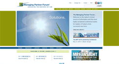 Desktop Screenshot of managingpartnerforum.org